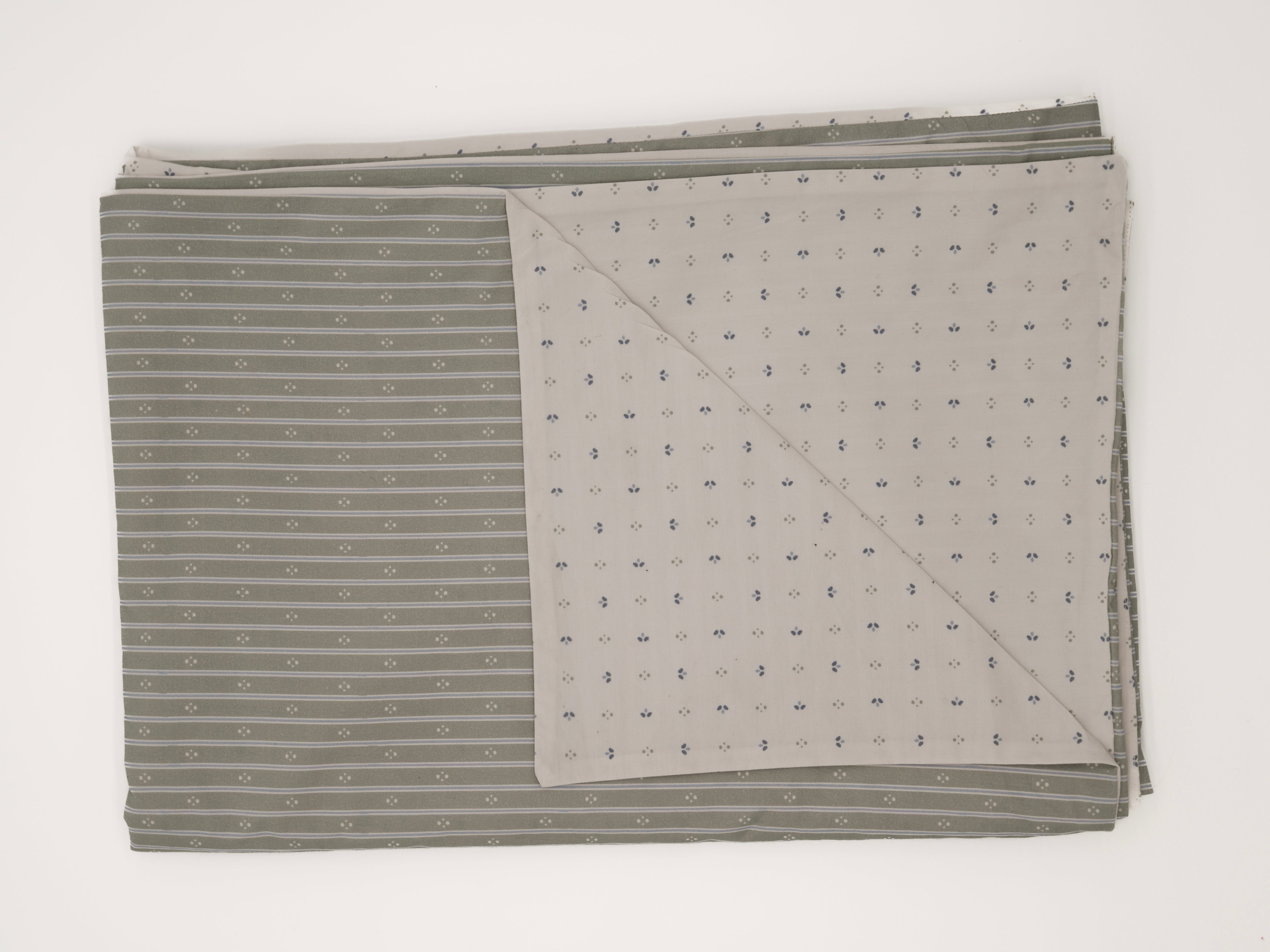 Minni Ticking Bedding Set - Alpine Green