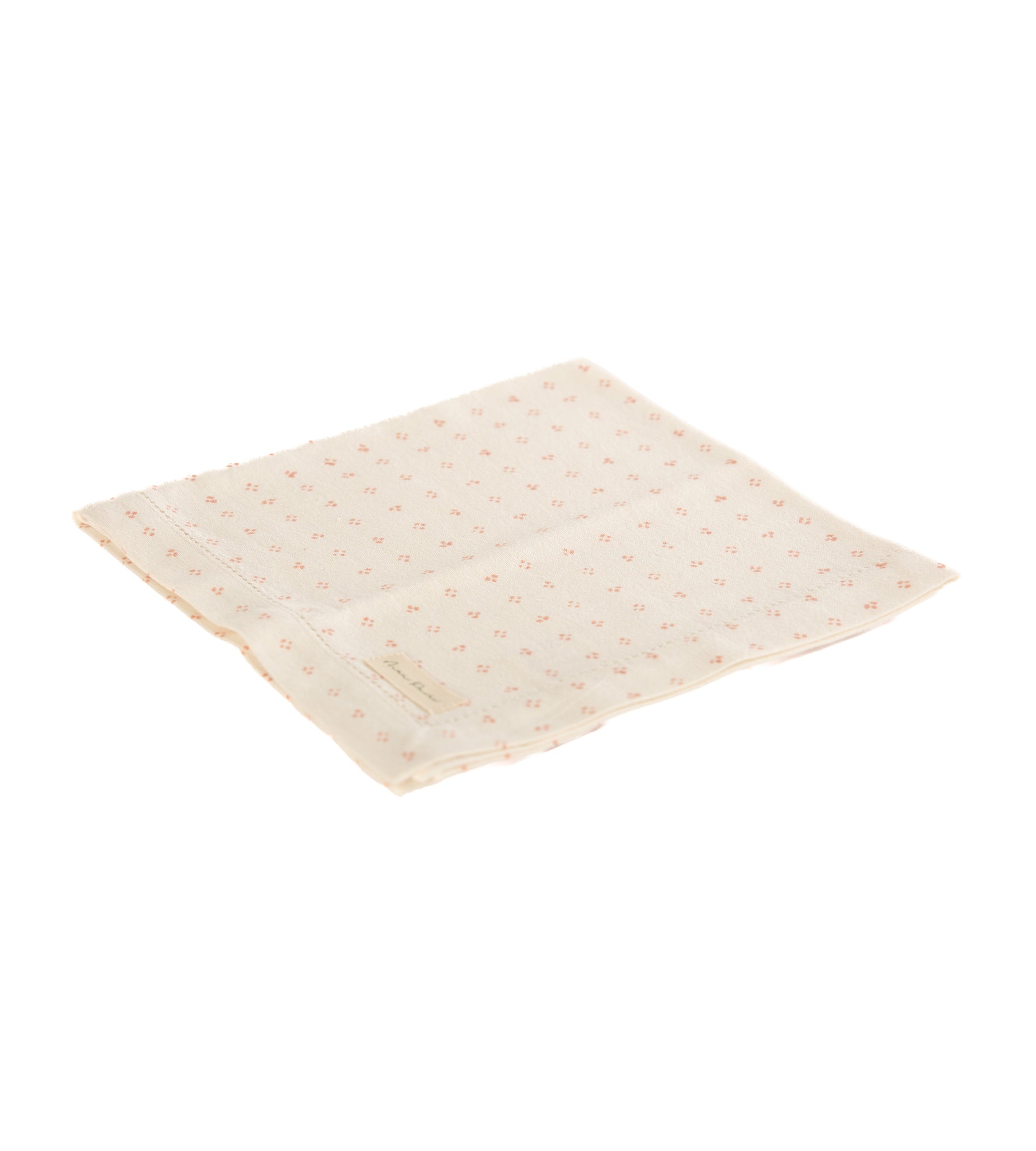 Minni Napkin - White with Red