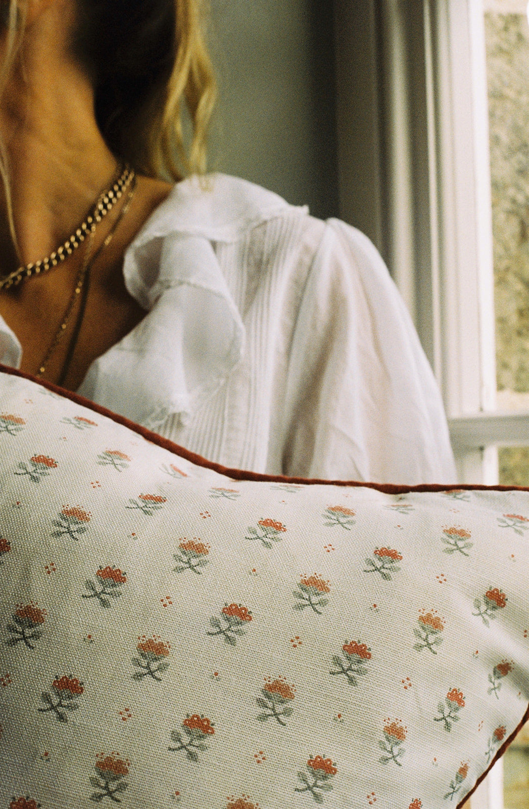 Blume Red Cushion