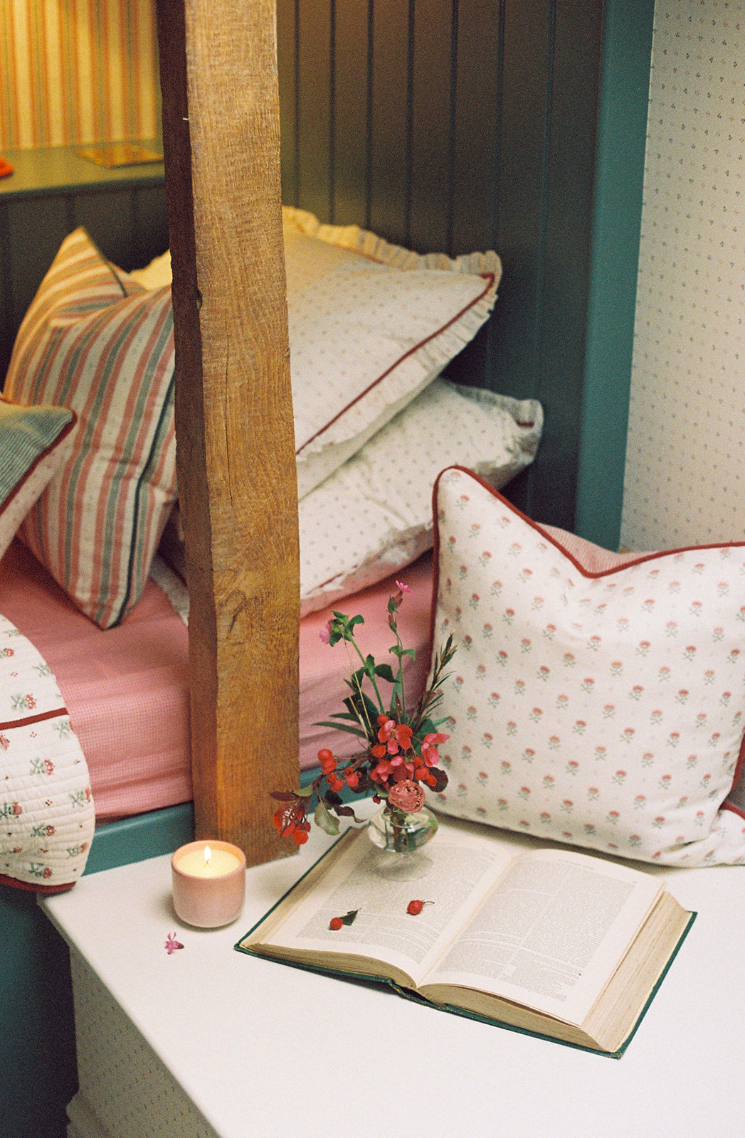 Blume Red Cushion – Square