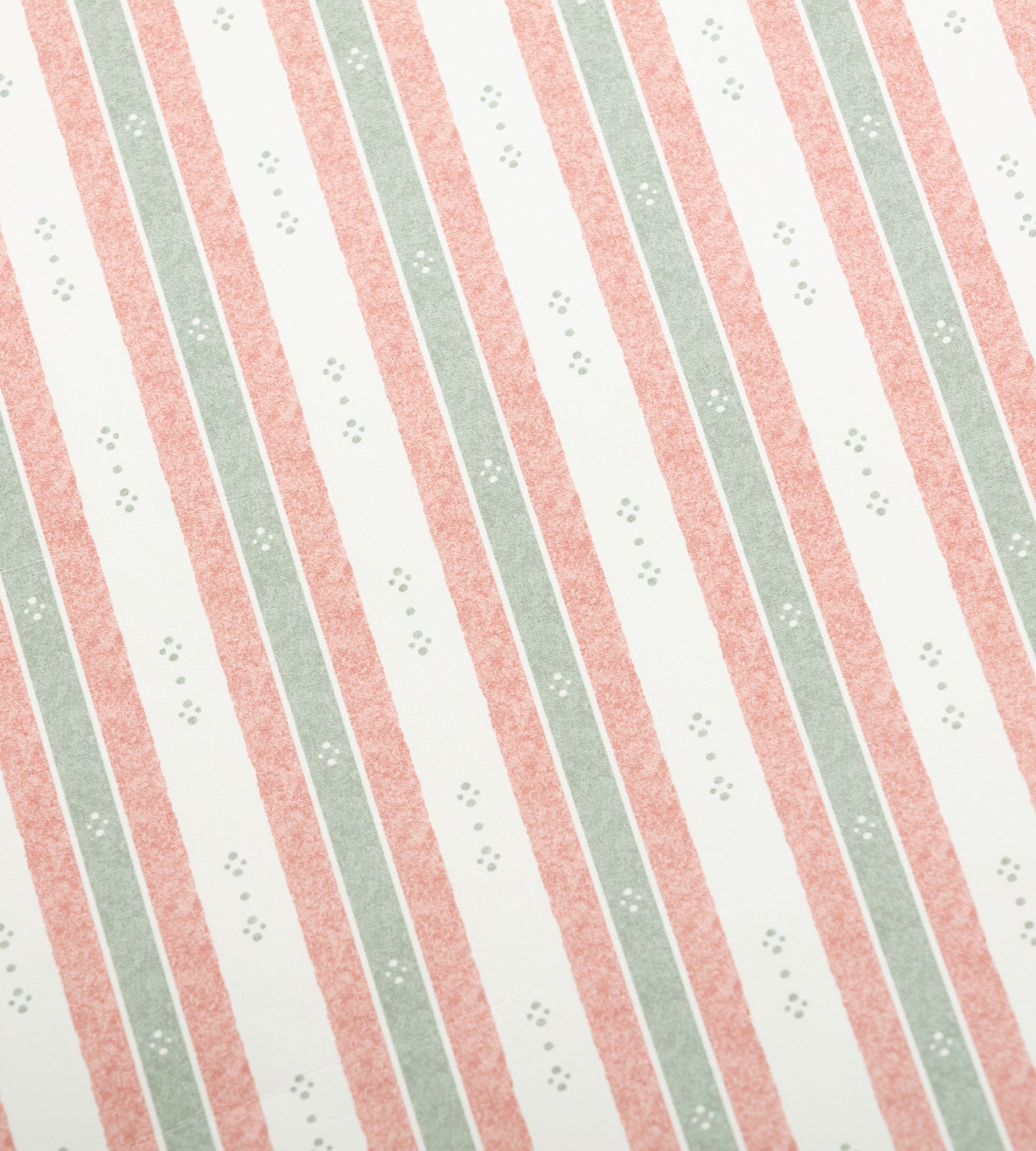 Salzburg Stripe Wallpaper – Green & Red