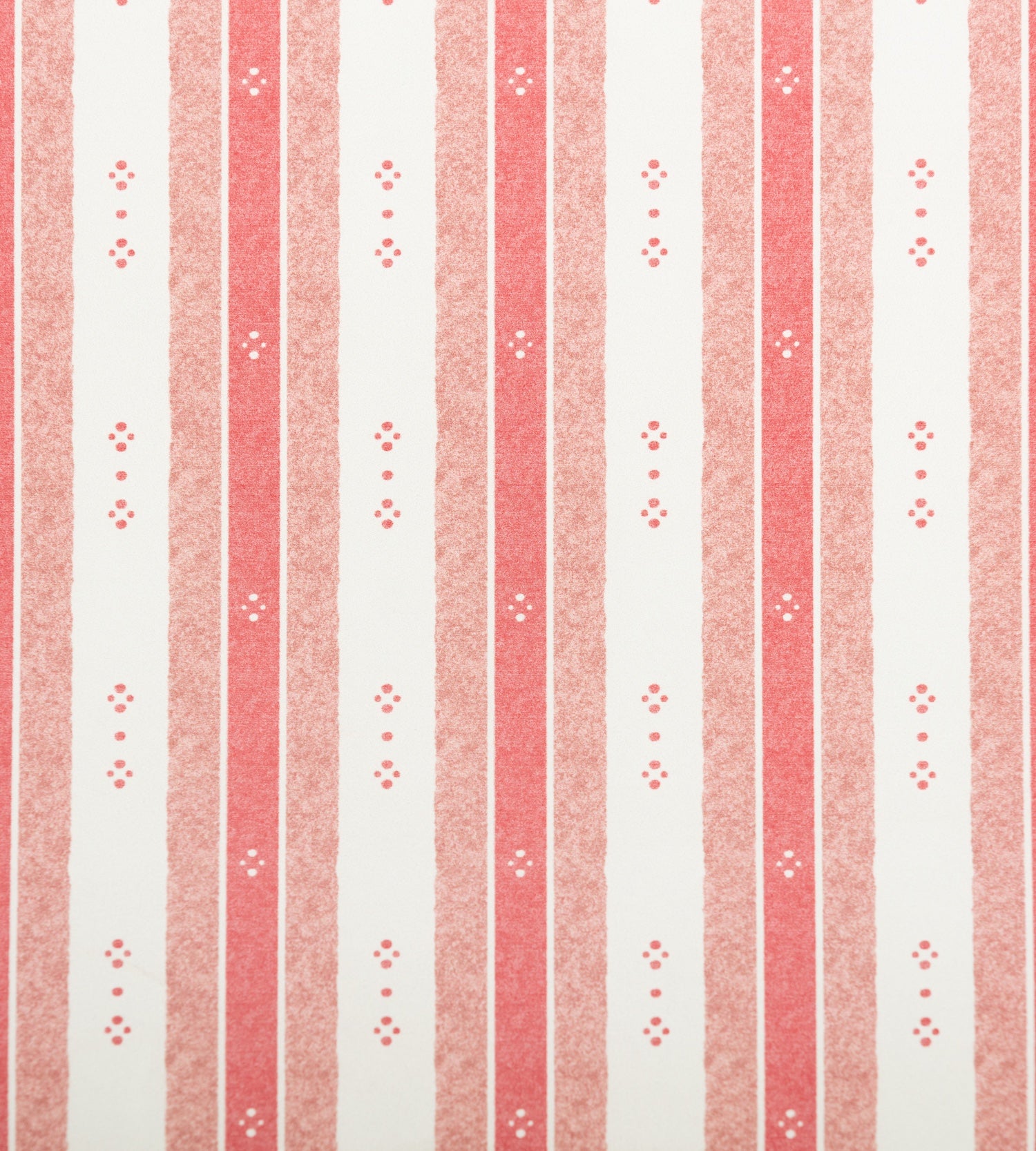 Salzburg Stripe Wallpaper - Red & Pink