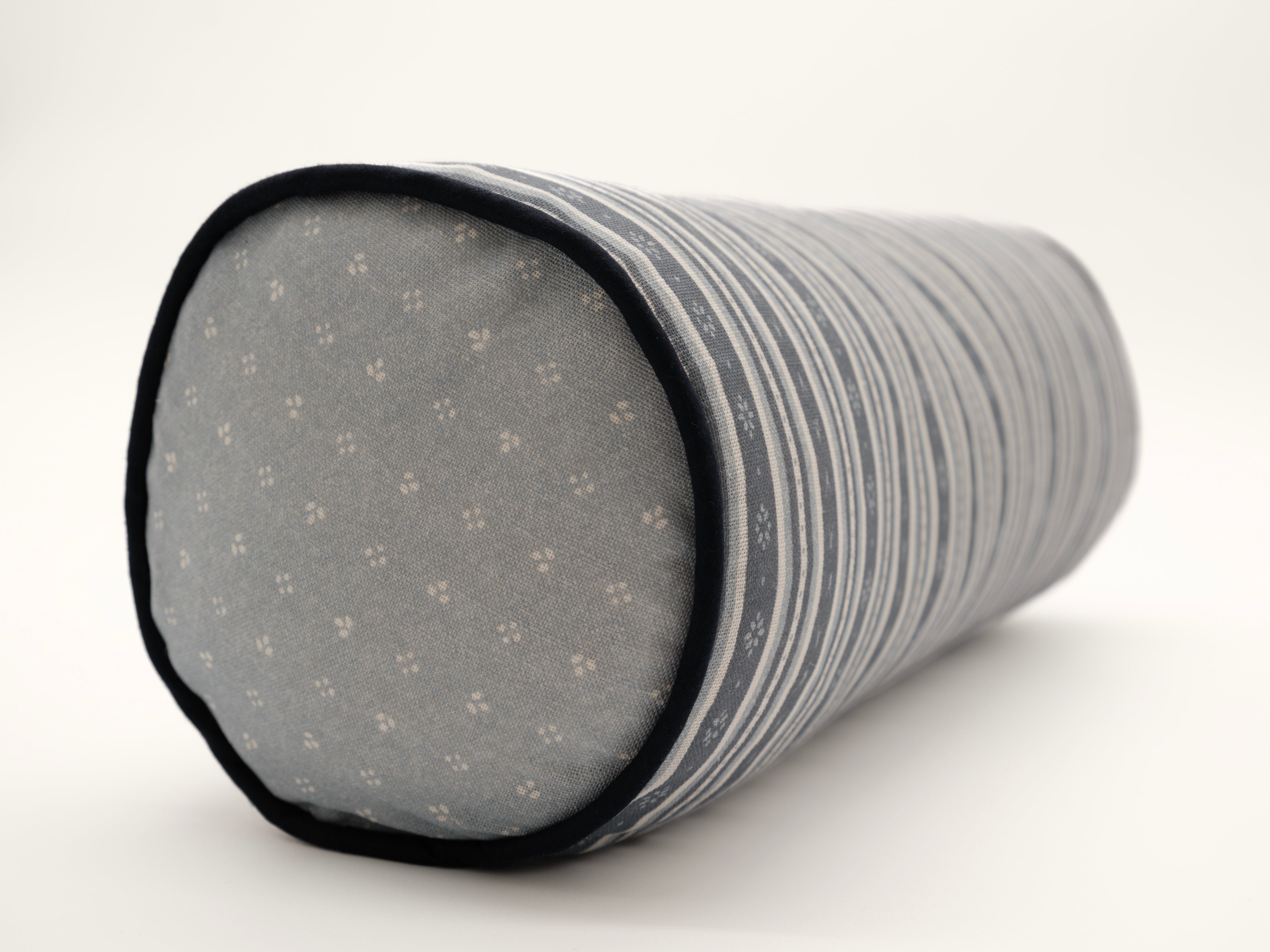 Landhaus Bolster Cushion - Loden and Bryony Blue