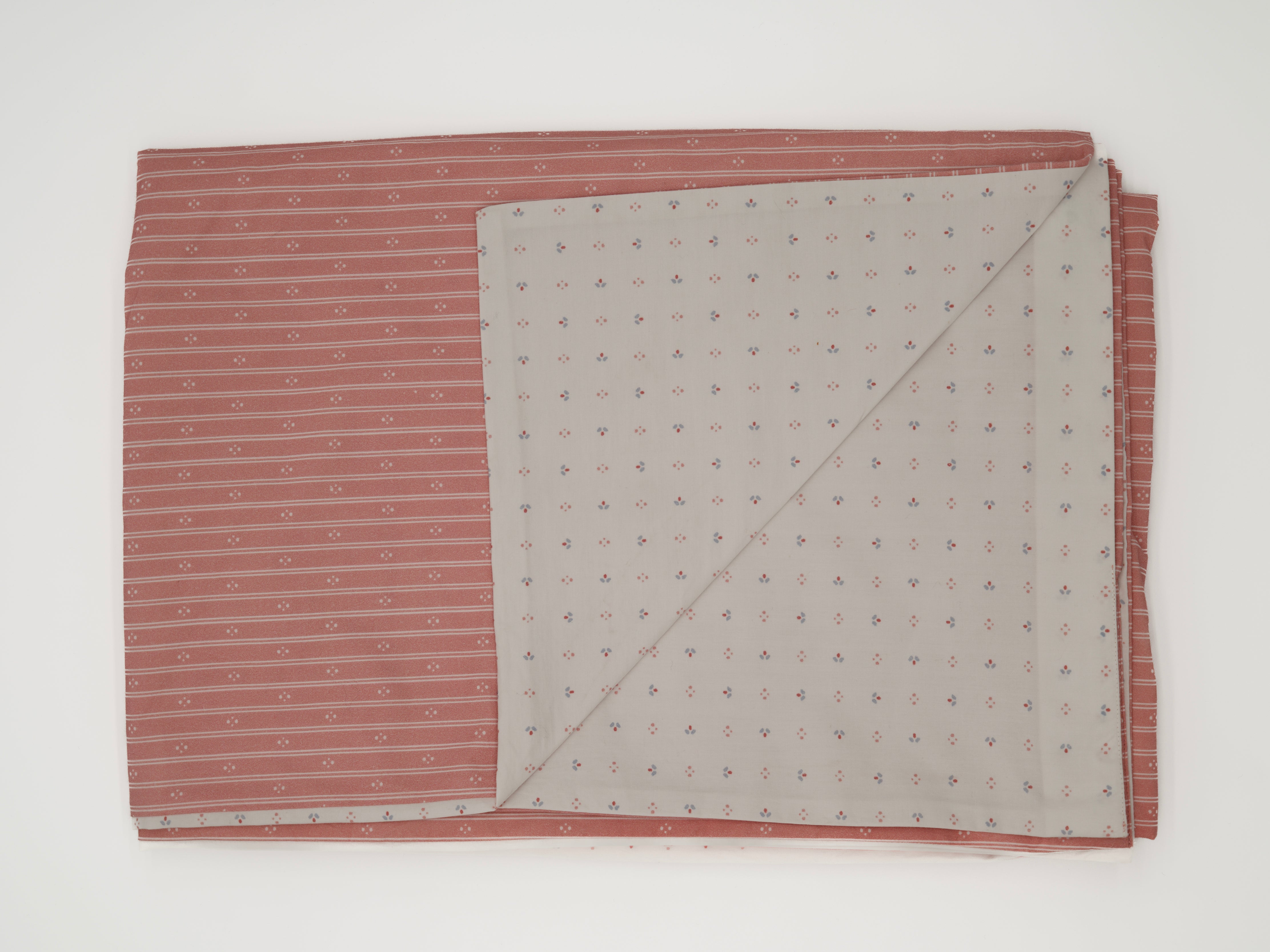 Minni Ticking Bedding Set - Soft Red