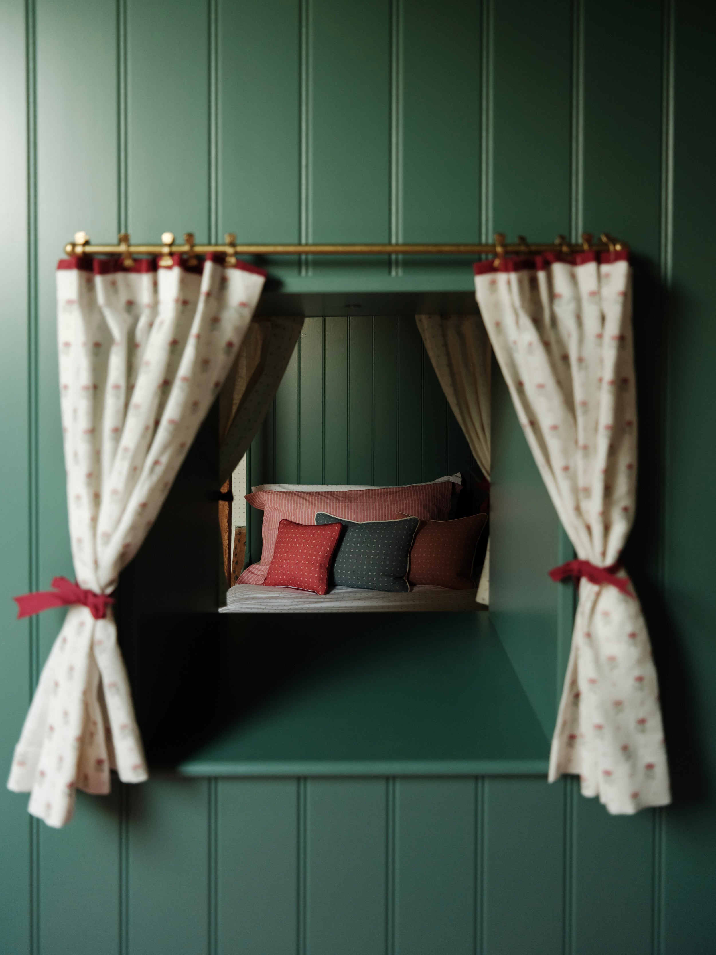 Minni Loden Blue Cushion