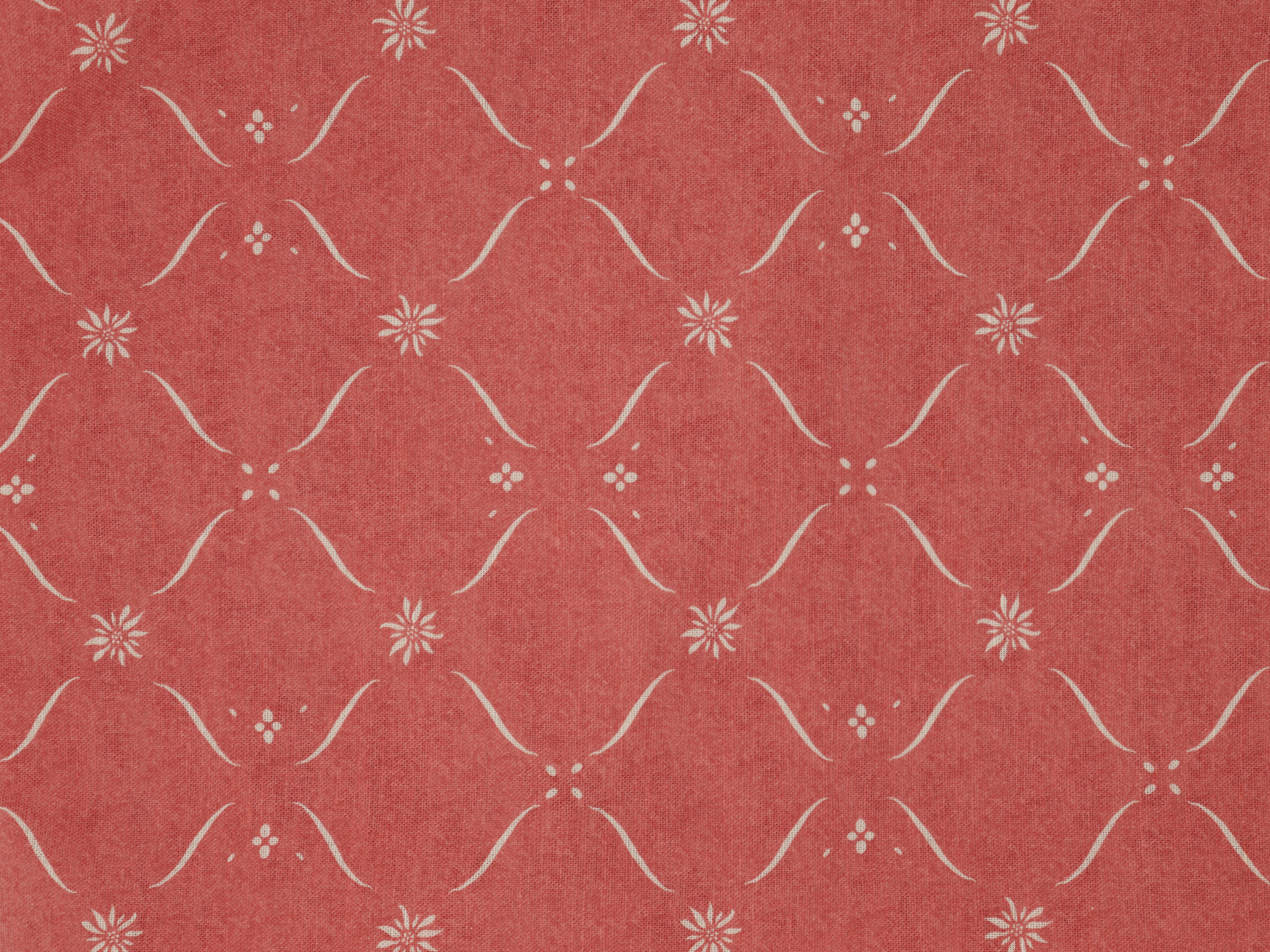 Edelweiss Trellis - Raspberry Red