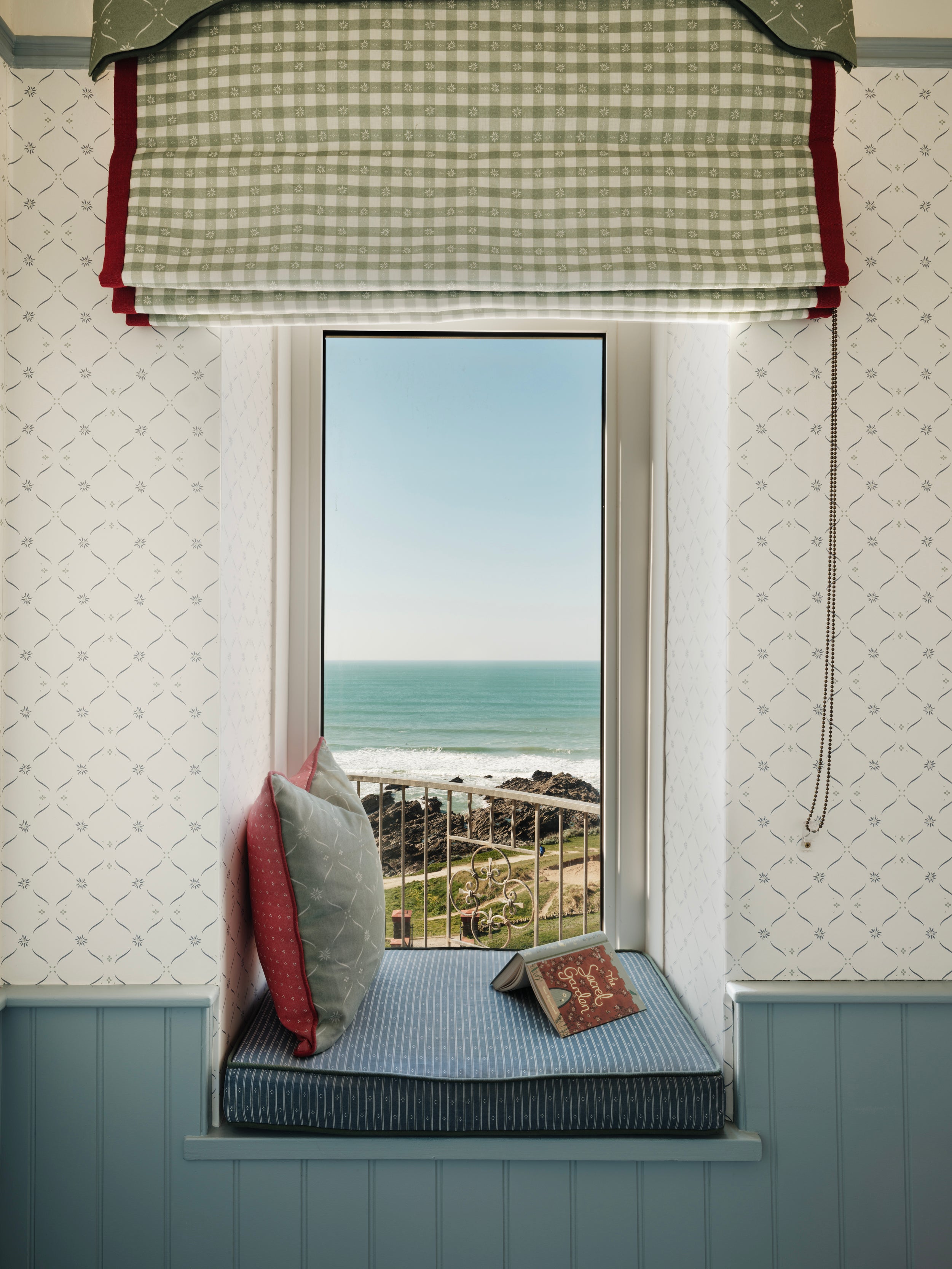 Ticking Stripe - Loden Blue