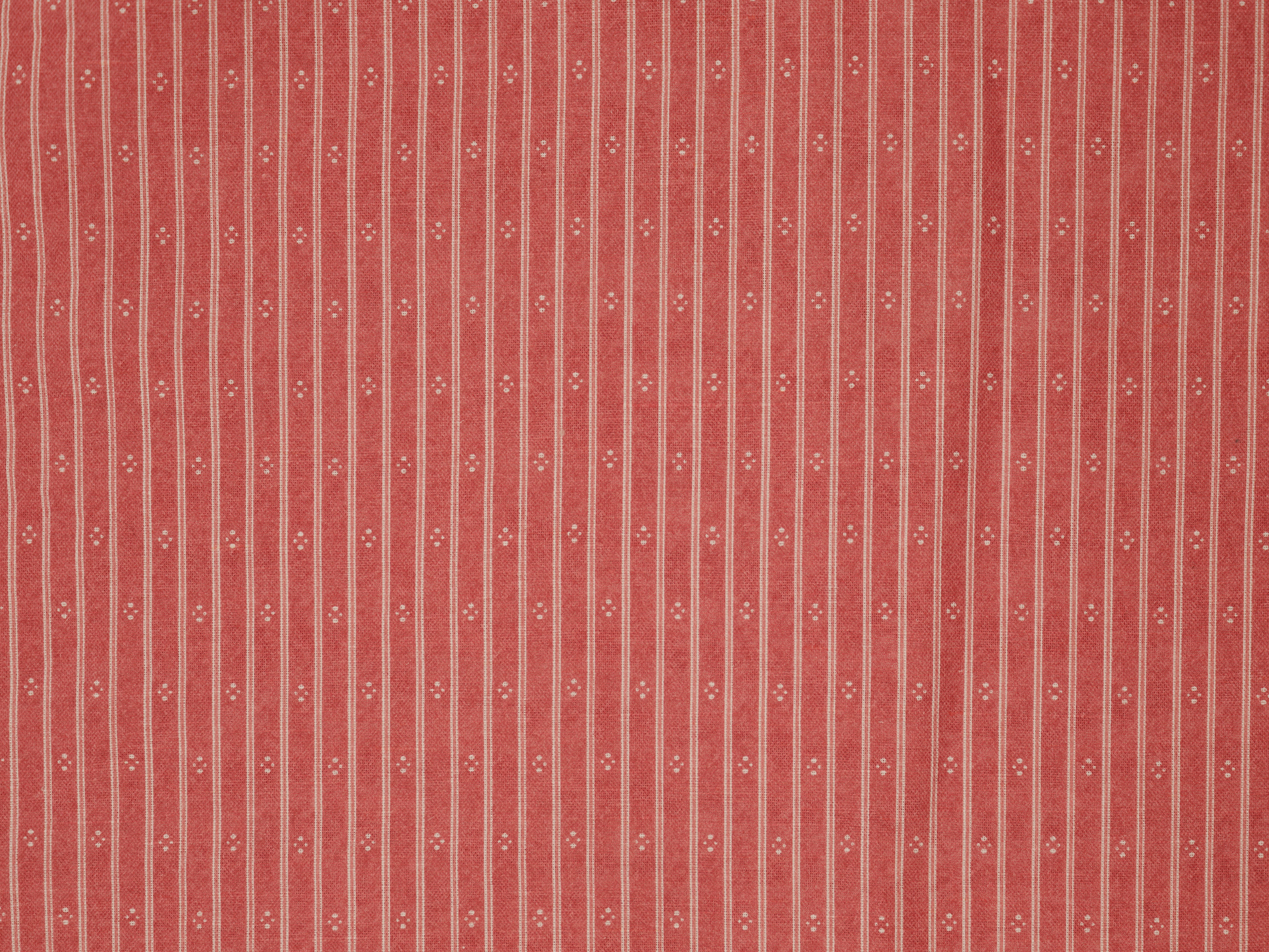 Ticking Stripe - Raspberry Red