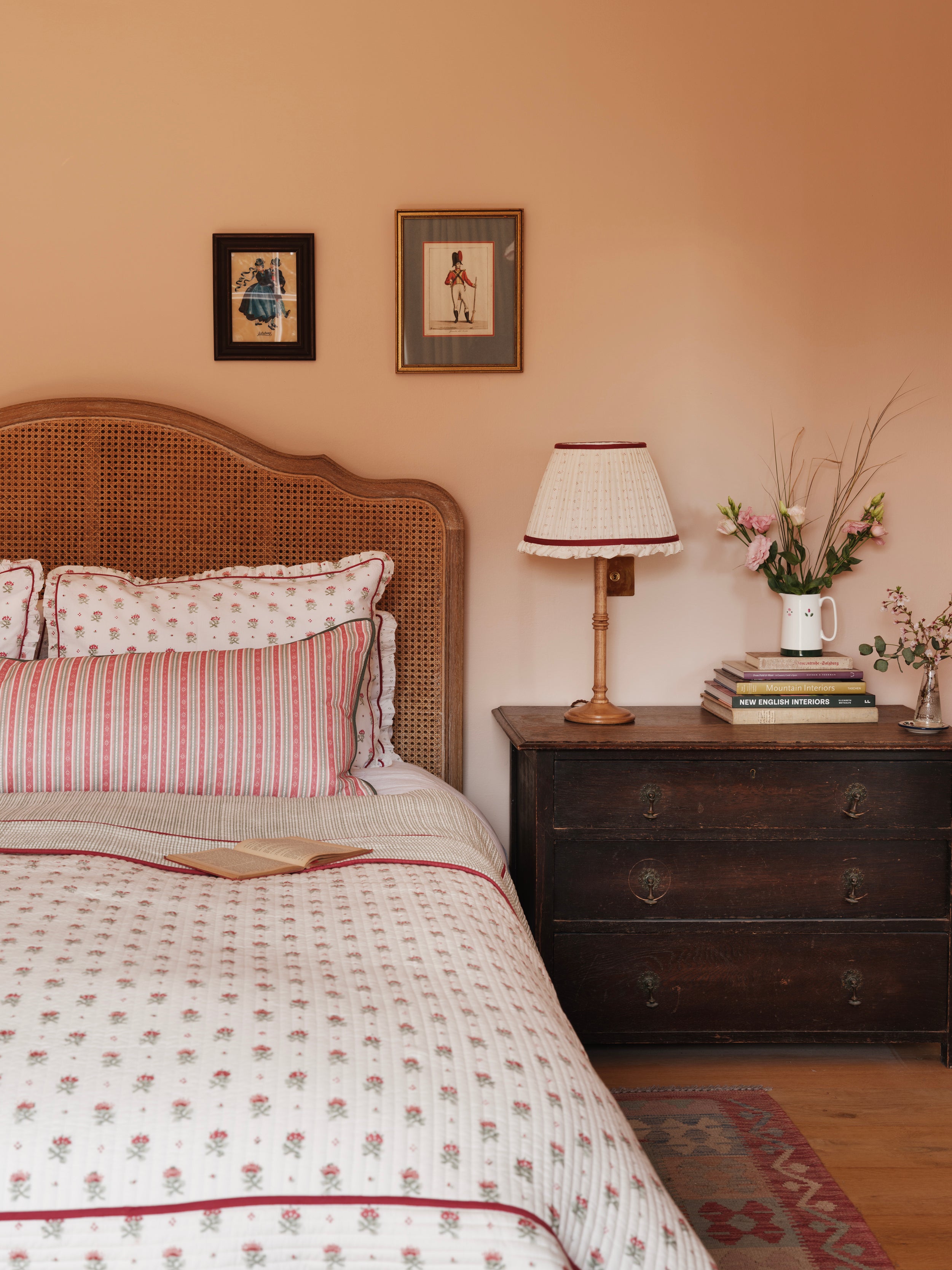 Landhaus - Raspberry Red and Alpine Green