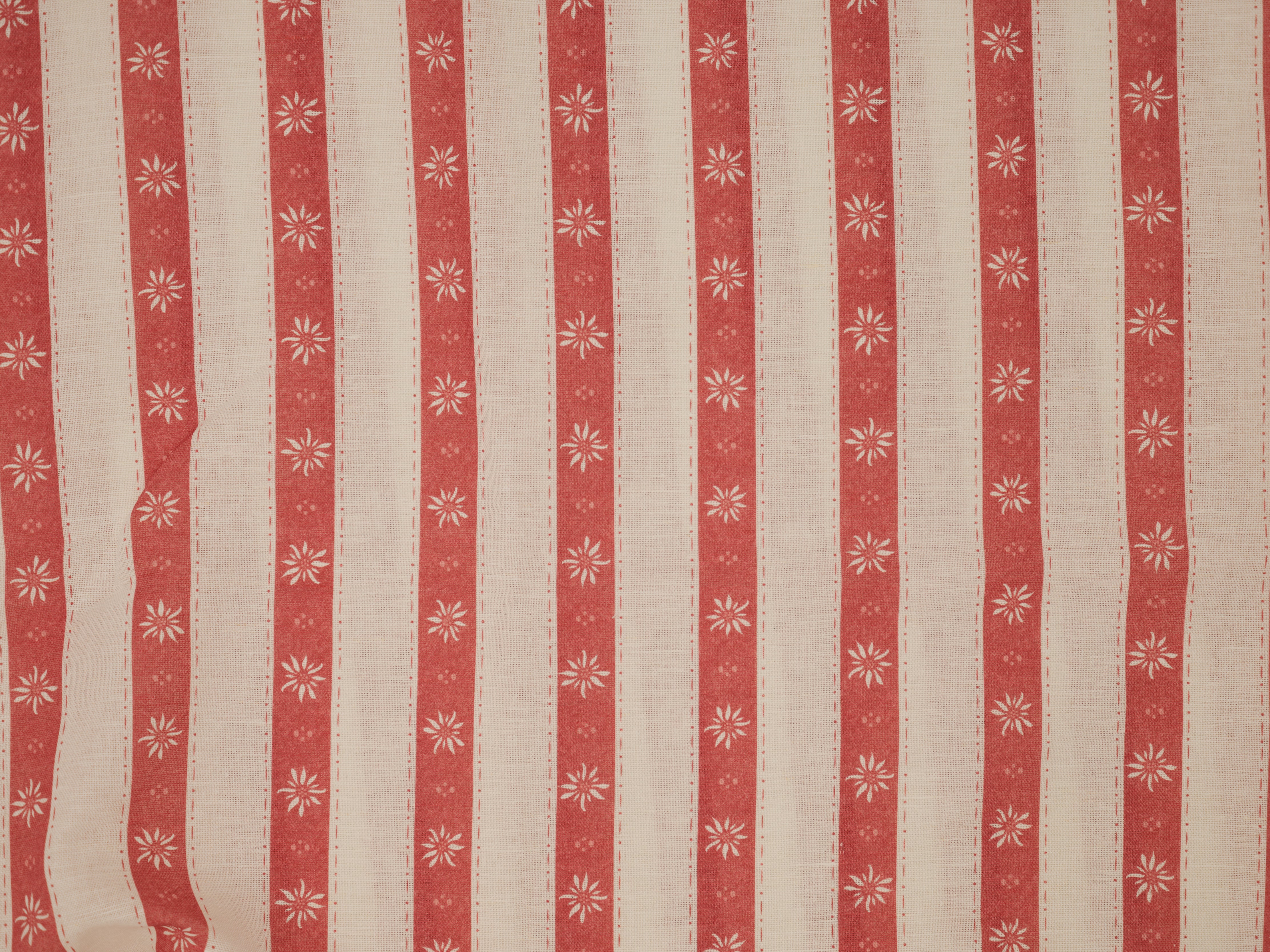 Edelweiss Stripe - Raspberry Red