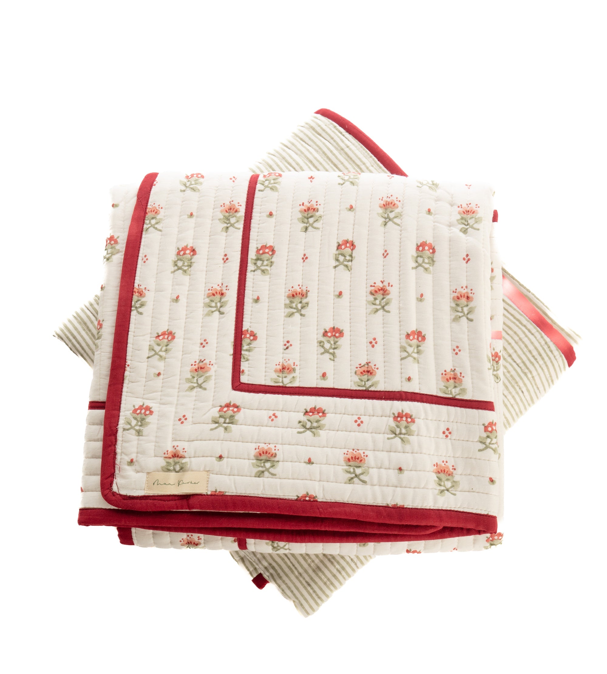 Blume Baby Quilt - Green