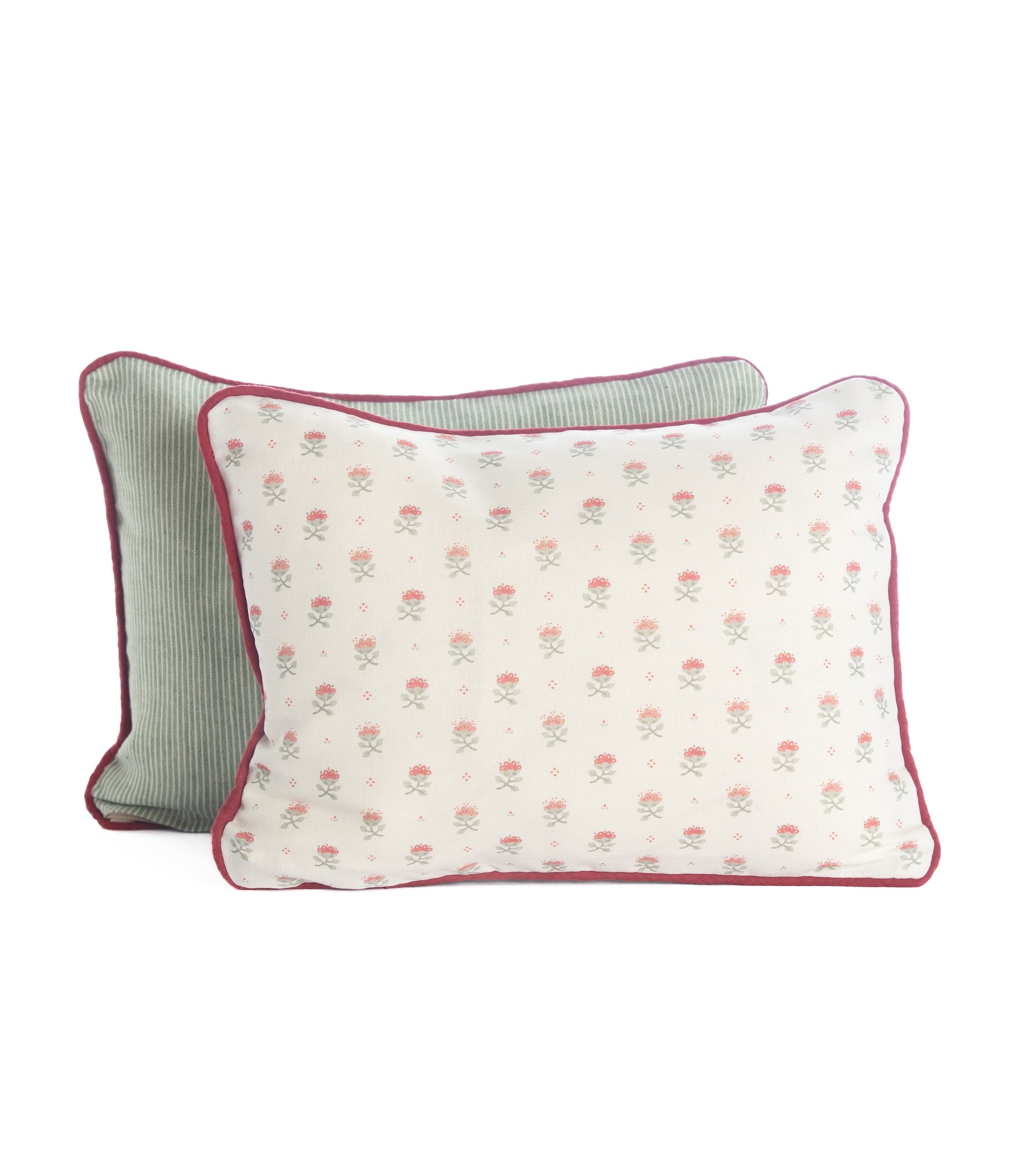 Blume Green Cushion – Rectangle