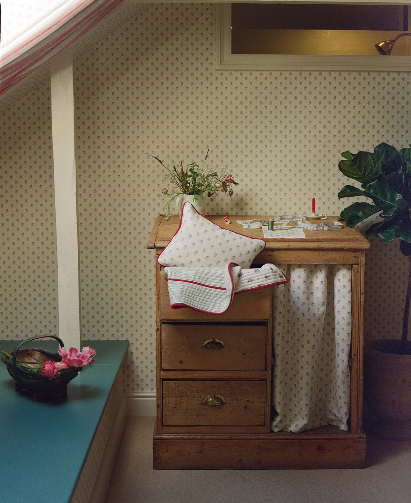 Blume Baby Quilt - Green