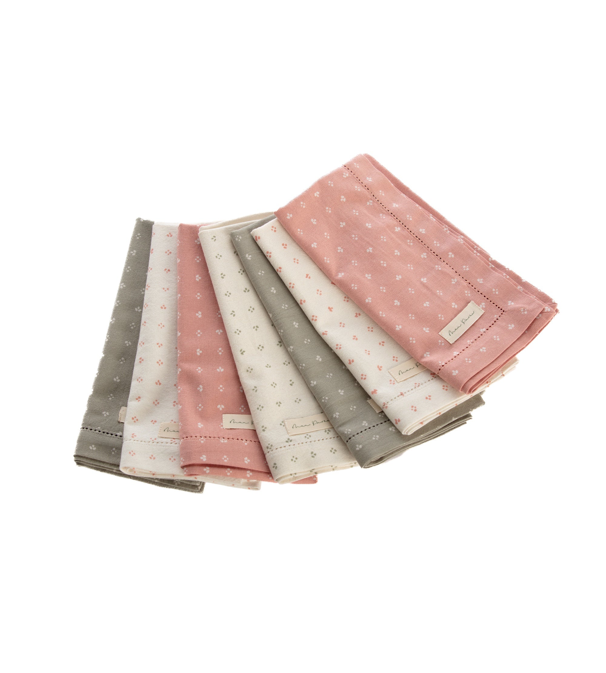 Minni Napkin - Resist Dyed Red