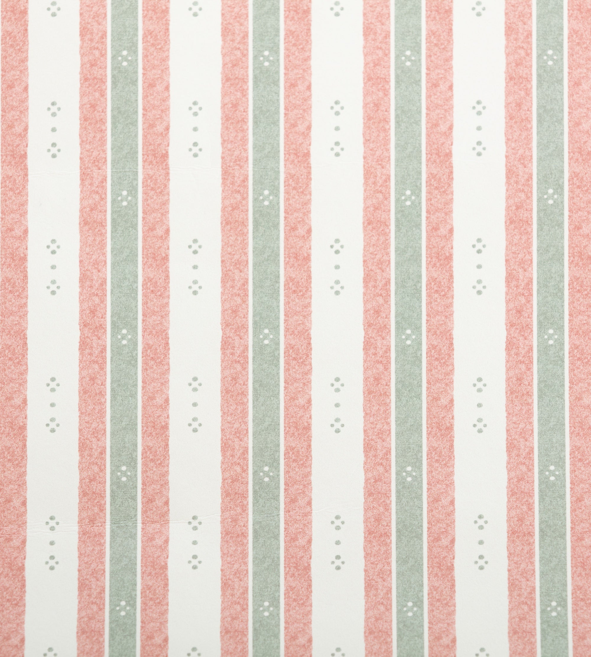 Salzburg Stripe Wallpaper – Green & Red